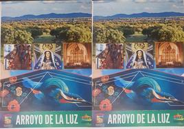 Dos ejemplares del calendario solidario repartidos durante la Gala Solidaria.
