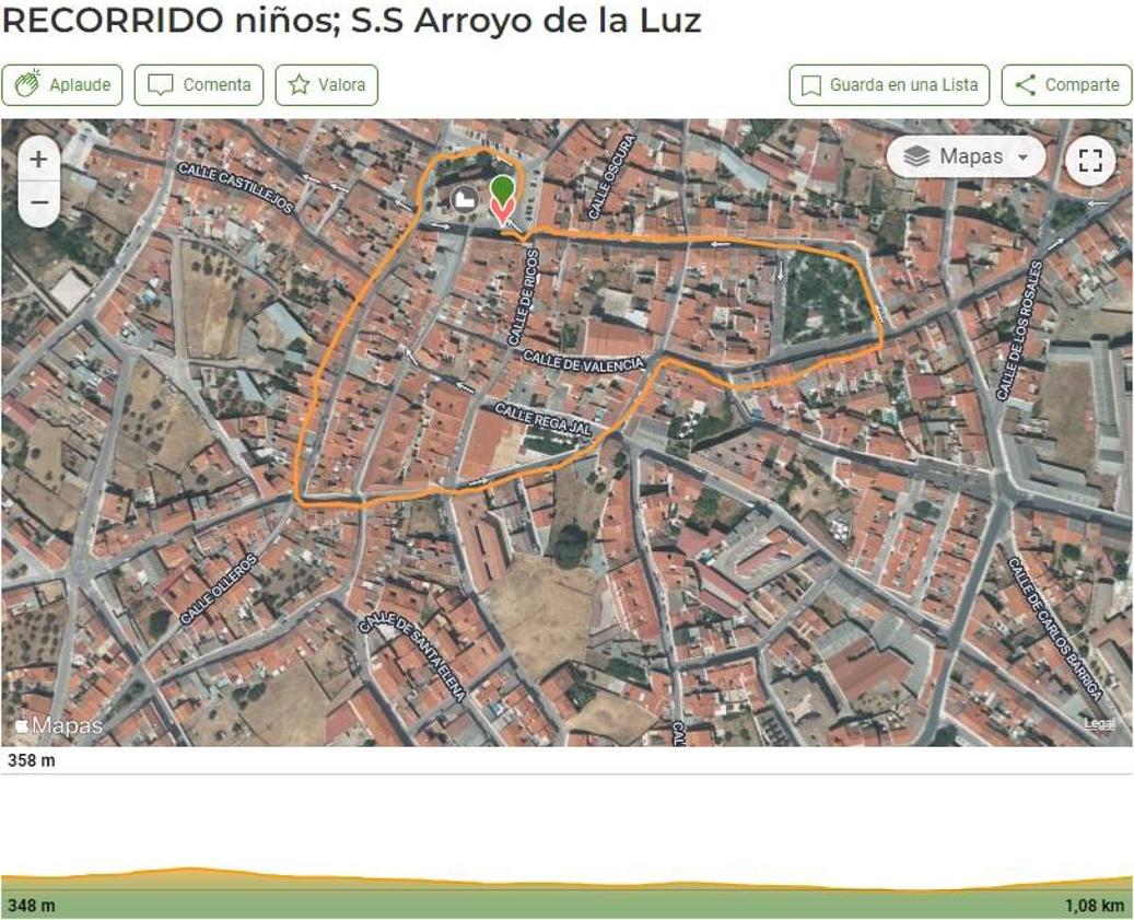 Imagen principal - Recorrido de la San Silvestre Arroyana