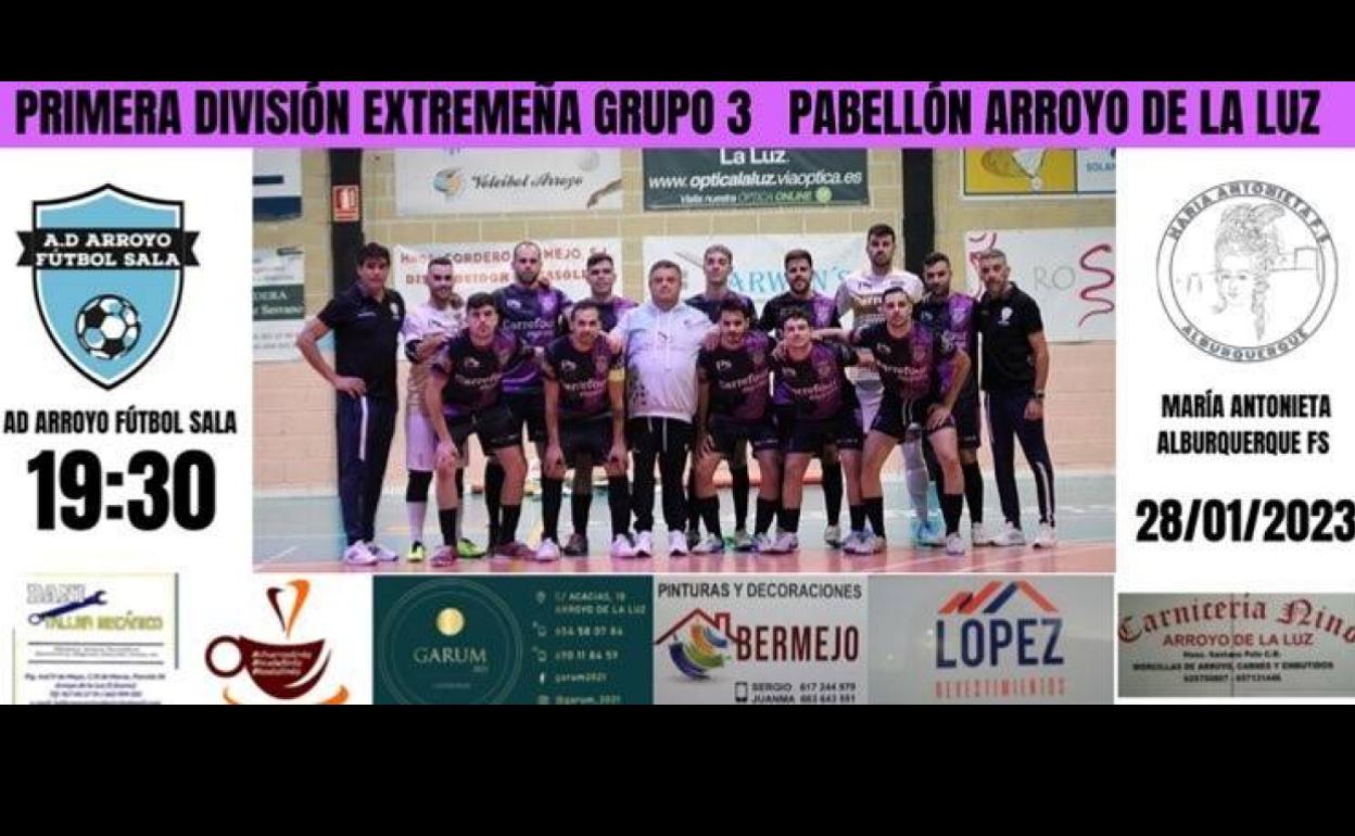 El Arroyo FS quiere volver a sumar 3 puntos frente a su afición