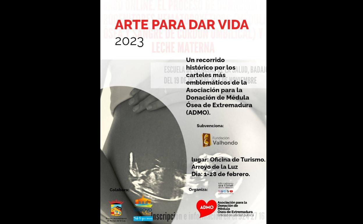 La Oficina de Turismo de Arroyo de la Luz acoge la exposición 'Arte para dar vida'