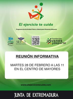 El programa &#039;El ejercicio te cuida&#039; ofrece una charla en Arroyo de la Luz