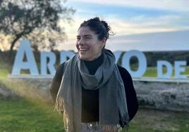 Camila Olguín en Arroyo de la Luz.