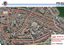 Varias calles se cerrarán al tráfico para el paso de la Cabalgata de Reyes