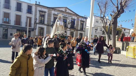 Las fiesta de las Candelas vuelve un año más a la plaza de la Constitución
