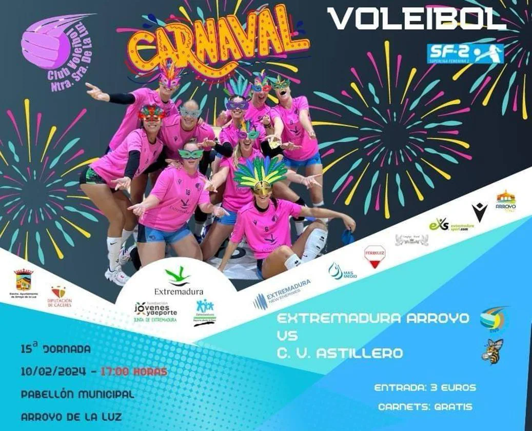 El Extremadura Arroyo adelanta su partido para que sus aficionados disfruten del Carnaval