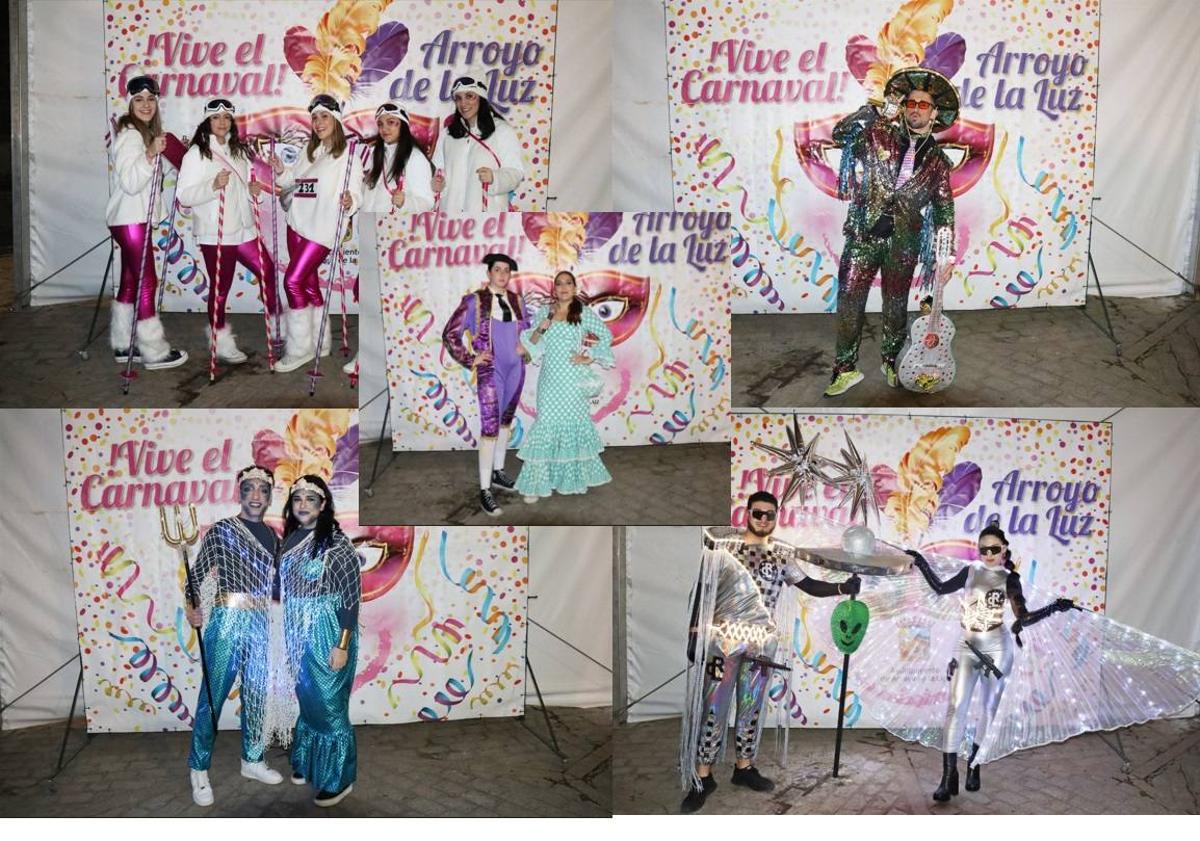 Imagen principal - Ganadores del concurso de disfraces.