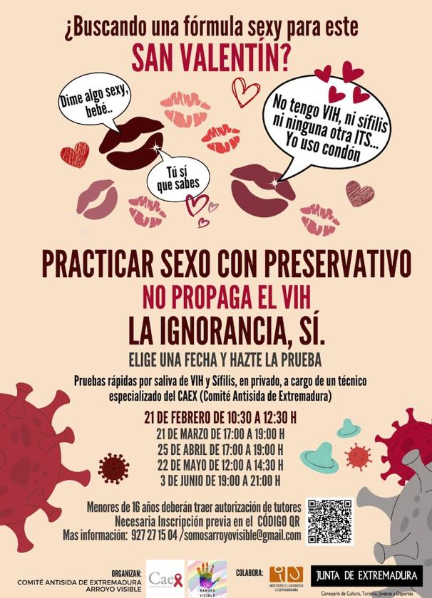 Nueva campaña de pruebas rápidas de VIH y Sífilis en el ECJ de Arroyo de la Luz