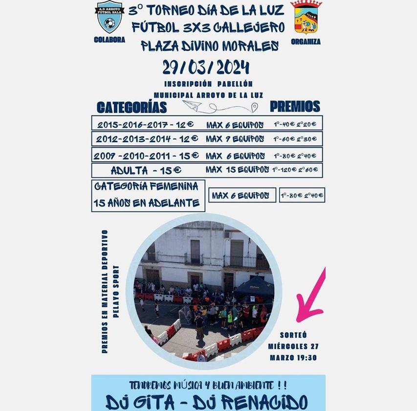 Las inscripciones se llevan a cabo en el Pabellón Polideportivo Municipal