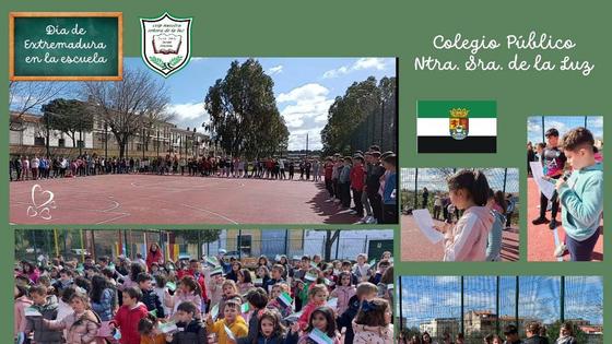 El colegio Ntra. Sra. de la Luz conmemora el Día de Extremadura Escolar