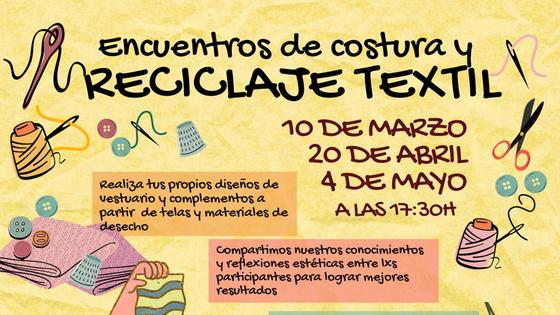 Vuelven los Encuentros de Costura y Reciclaje Textil al ECJ