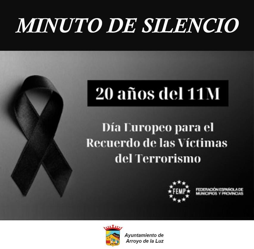 Minuto de silencio en el 20 aniversario del 11-M