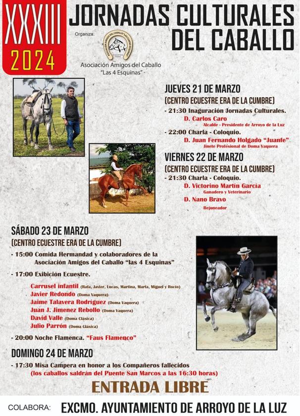 Hoy comienzan las Jornadas Culturales del Caballo