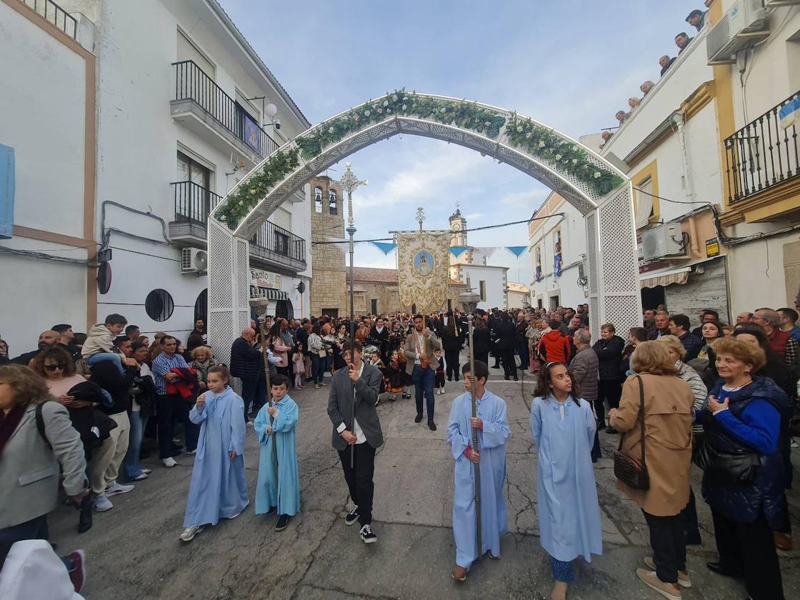 La Virgen de la Luz volvió a visitar su pueblo