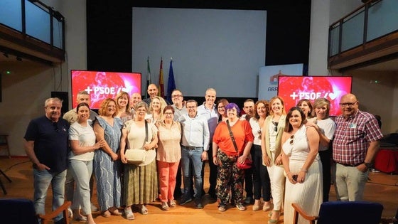 Miguel Ángel Gallardo celebra en Arroyo de la Luz el acto central comarcal para las elecciones europeas