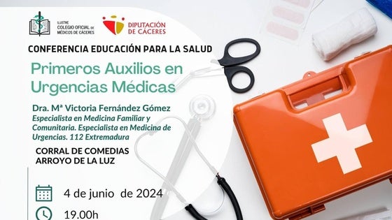 El corral de comedias acoge la conferencia 'Primeros Auxilios en Urgencias Médicas'