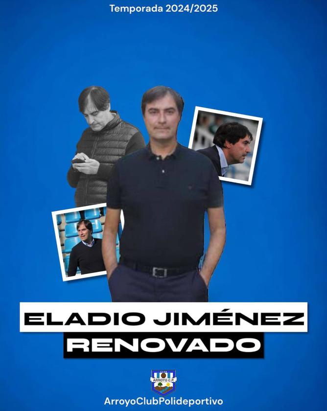 Eladio Jiménez renueva con el Arroyo CP