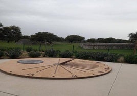 Reloj solar del Centro de Interpretación.