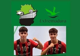 Los arroyanos Álvaro Crespo y Pablo Gutierrez estarán en el Campeonato de España de Selecciones Autonómicas de Voleibol