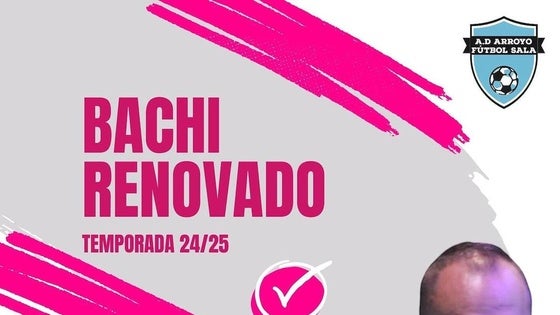 Andrés Román 'Bachi' renueva con el Arroyo FS