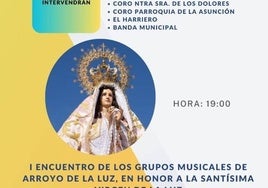 La Sabatina dedicada a los grupos musicales de la localidad contará con la intervención de los mismos durante la misa