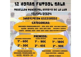 Este fin de semana vuelven las 12 Horas de Fútbol Sala