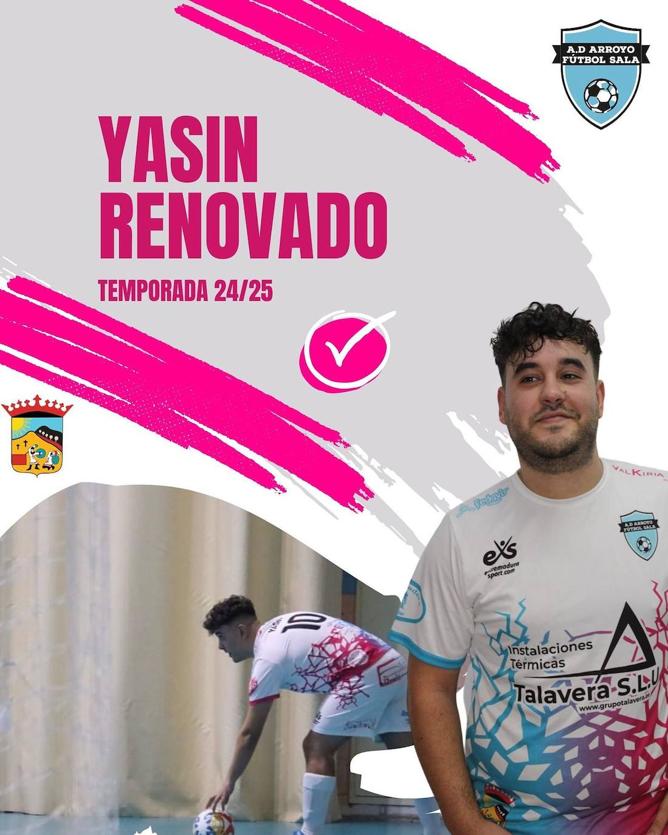 Yasin Lugones renueva con el Arroyo FS