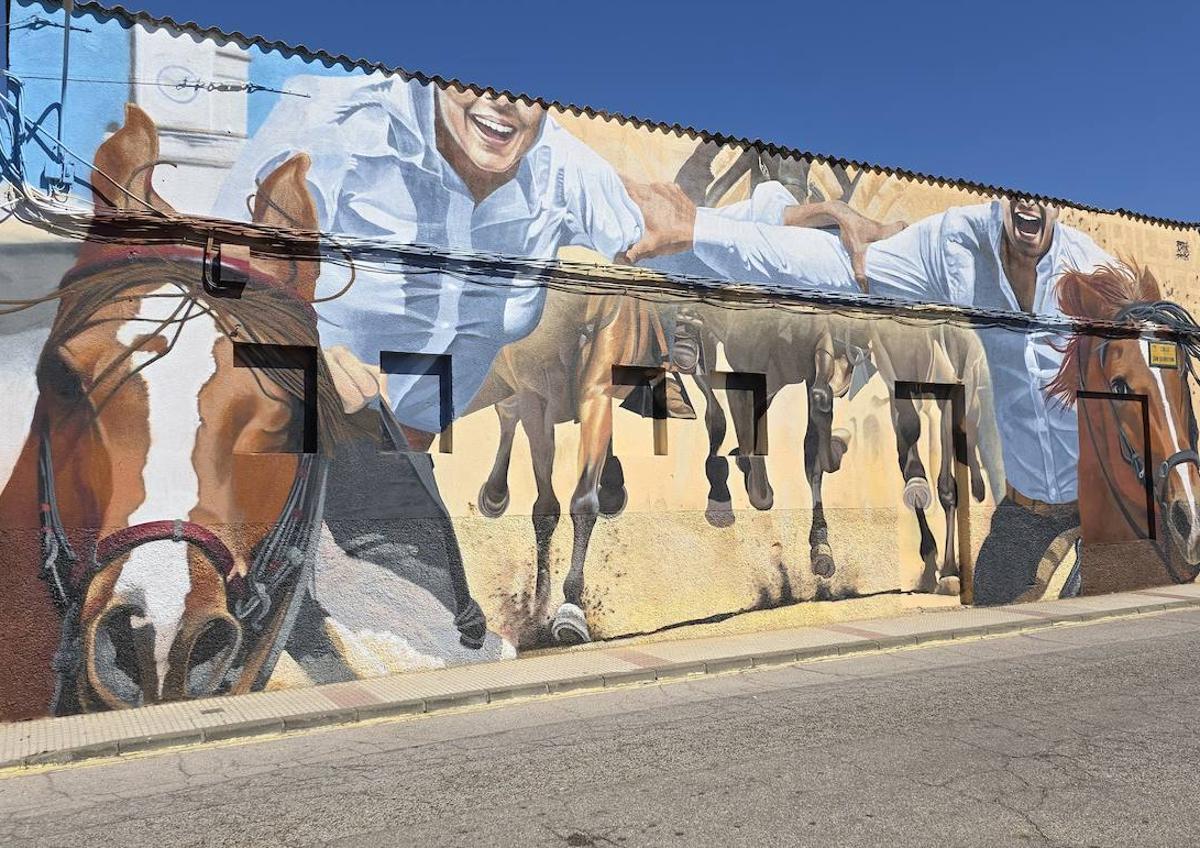 Imagen secundaria 1 - El Día de la Luz, inmortalizado en un nuevo mural