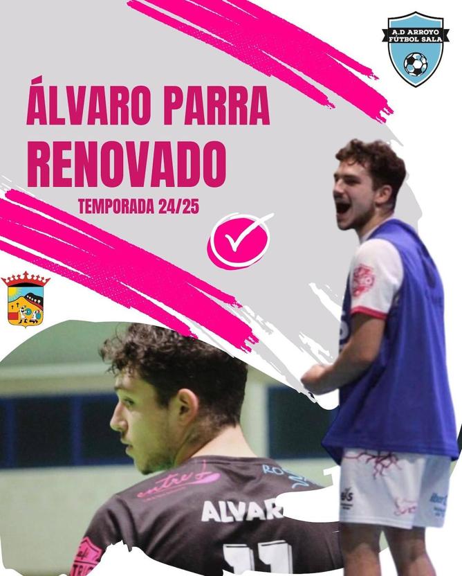 Álvaro Parra renueva con el Arroyo FS