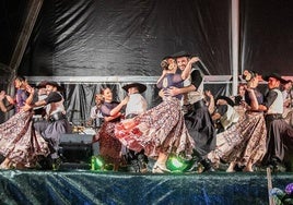 El Ballet Folklórico Añoranzas en una de sus actuaciones.