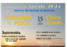 Inscripciones para el Concurso de Pesca Charca Grande