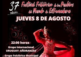 Noche de folclore local e internacional