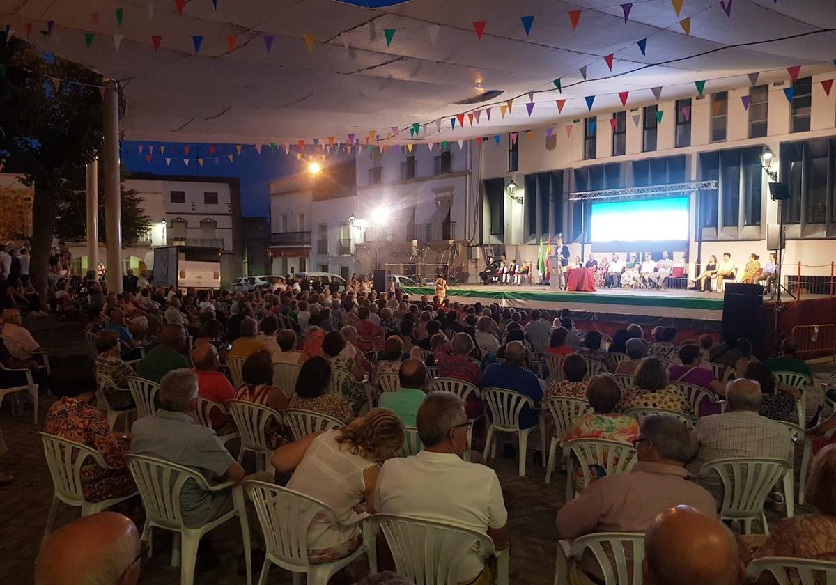 Imagen de archivo del acto institucional del pasado año del Día de Extremadura.