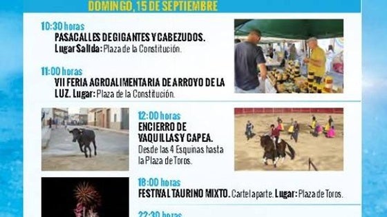 Feria Agroalimentaria, vaquillas y fuegos artificiales para despedir la feria