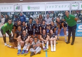 Plantilla del Extremadura Arroyo en Alcobendas.