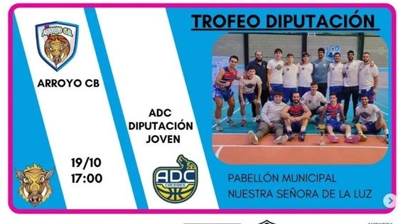 El Arroyo CB comienza su participación en el Trofeo de Diputación