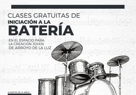 Clases de iniciación a la batería en el ECJ