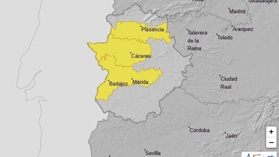 Las nieblas ponen en alerta a gran parte de Extremadura