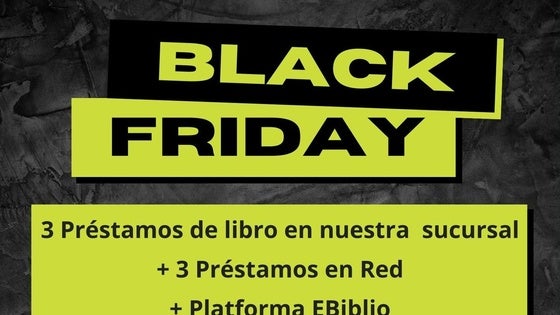 La bibioteca arroyana se une al Black Friday