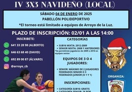 Llega la cuarta edición del 3x3 Navideño Local