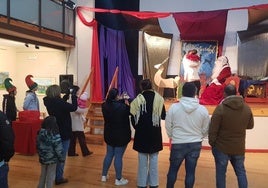 Visita de Papá Noel el pasado año.