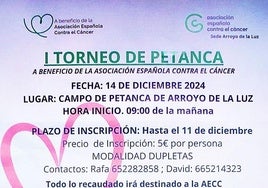 I Torneo Benéfico de Petanca