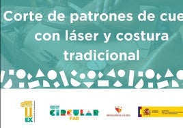 Curso de Corte de Patrones de Cuero con Láser y Costura Tradicional en el Circular FAB