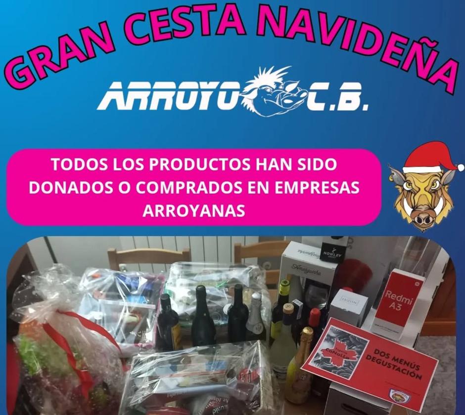 El Arroyo CB sorteará su Gran Cesta Navideña