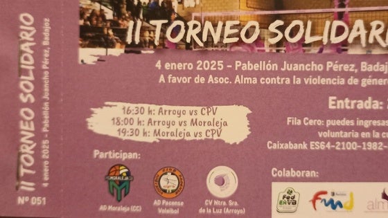 Ya se pueden adquirir las entradas para el II Torneo Solidario