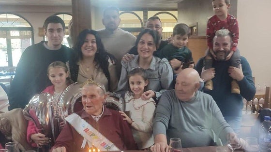 El arroyano Teodoro Salado celebra su 100 cumpleaños