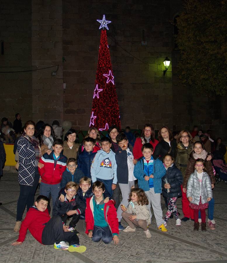 Encendido de la iluminación navideña. 