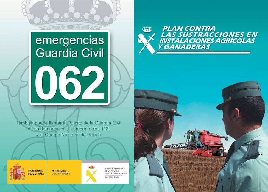 Campaña para evitar sustracciones en instalaciones ganaderas y agrícolas. 