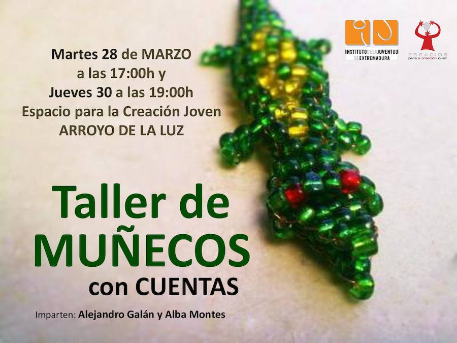 El jueves habrá nueva sesión del taller de muñecos con cuentas