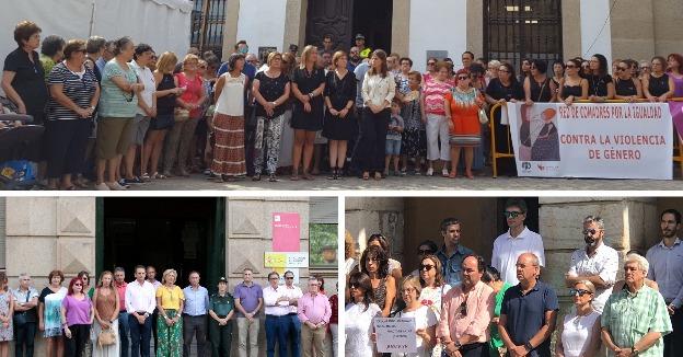 Minuto de silencio en Arroyo de la Luz, en Cáceres y en Badajoz