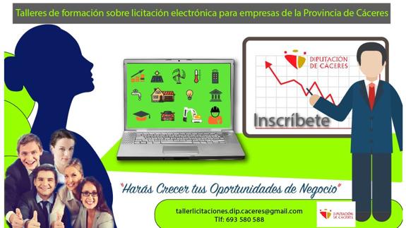 La Plataforma de Licitaciones Electrónicas se dará a conocer durante unas Jornadas Formativas